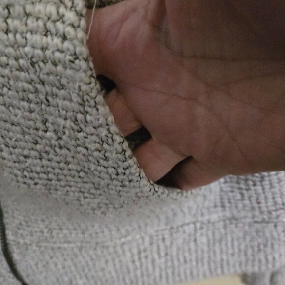 Sweaty Betty Restful Boucle Zip Through Jacket Mock Neck Pockets Charcoal Size M - Picture 8 of 12